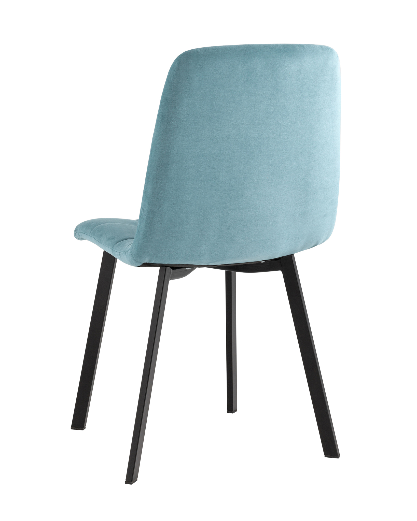 Стул Oliver Square велюр пыльно-голубой Stool Group