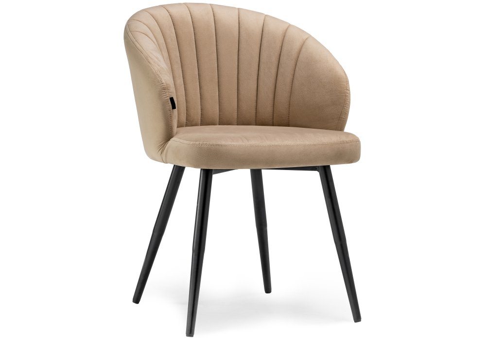 Стул Woodville Бэнбу velutto 05 / черный 462396