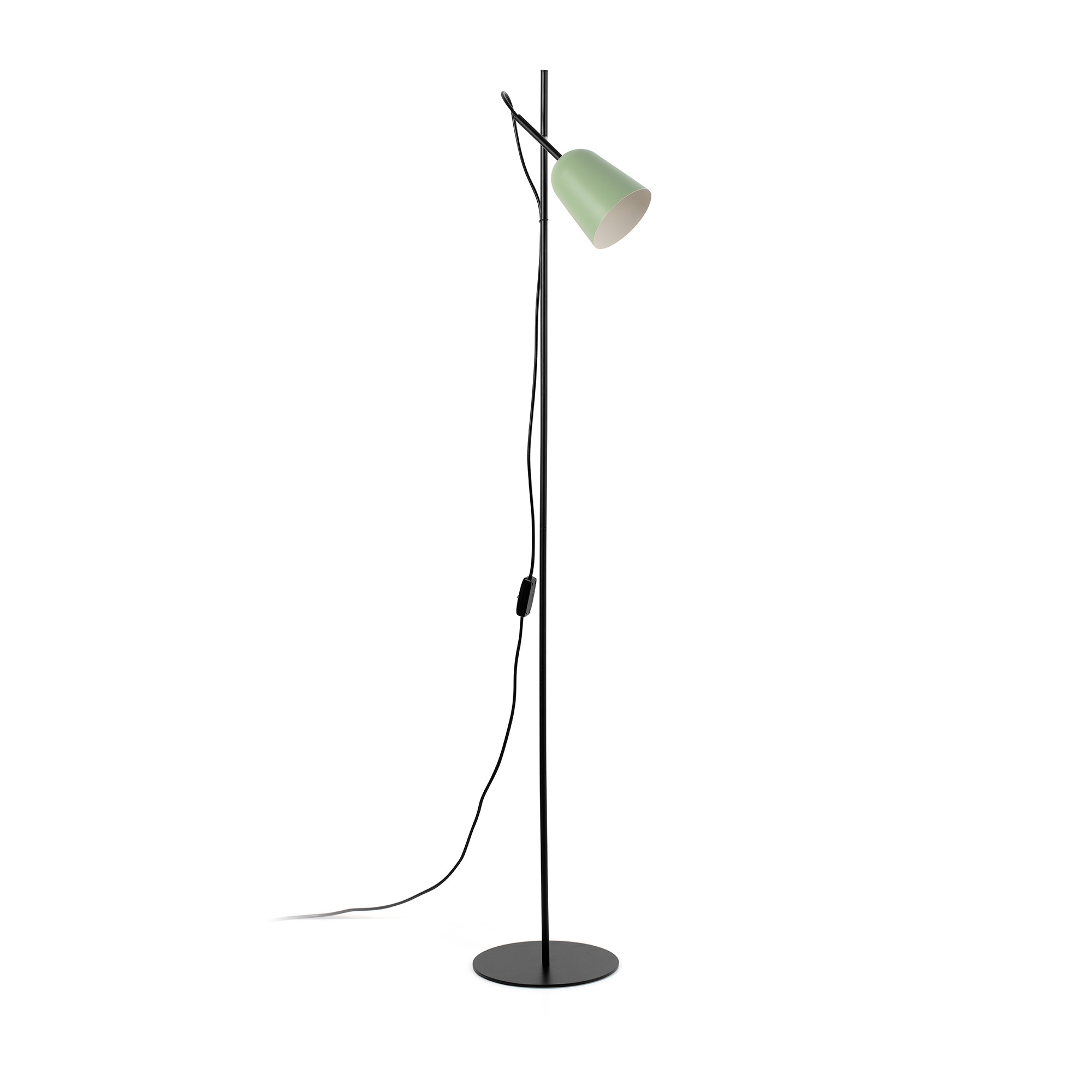 Торшер STUDIO зеленый абажур 1xE14 Faro