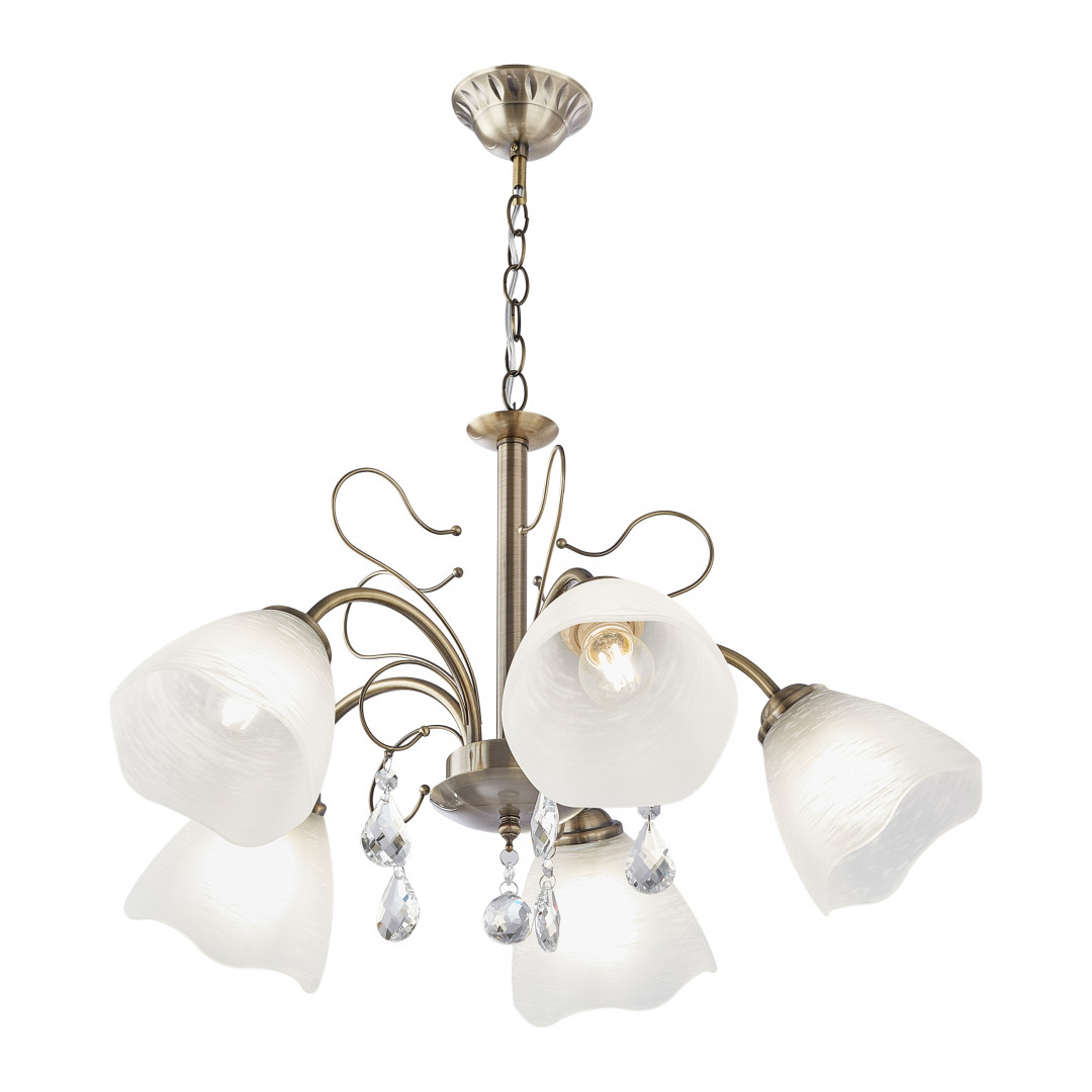 Люстра подвесная с плафонами 335656/5 AB Arte Milano