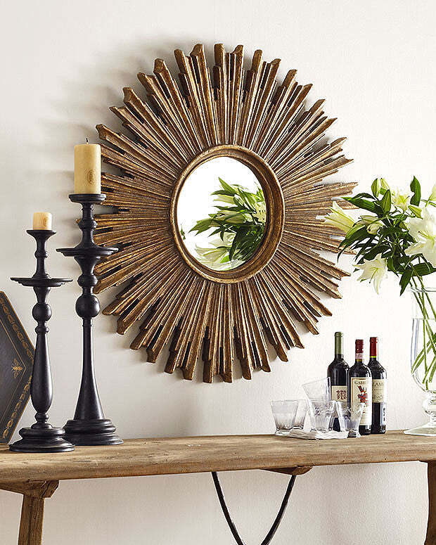 Зеркало в золотой раме Эллисон Louvre Home LH011G