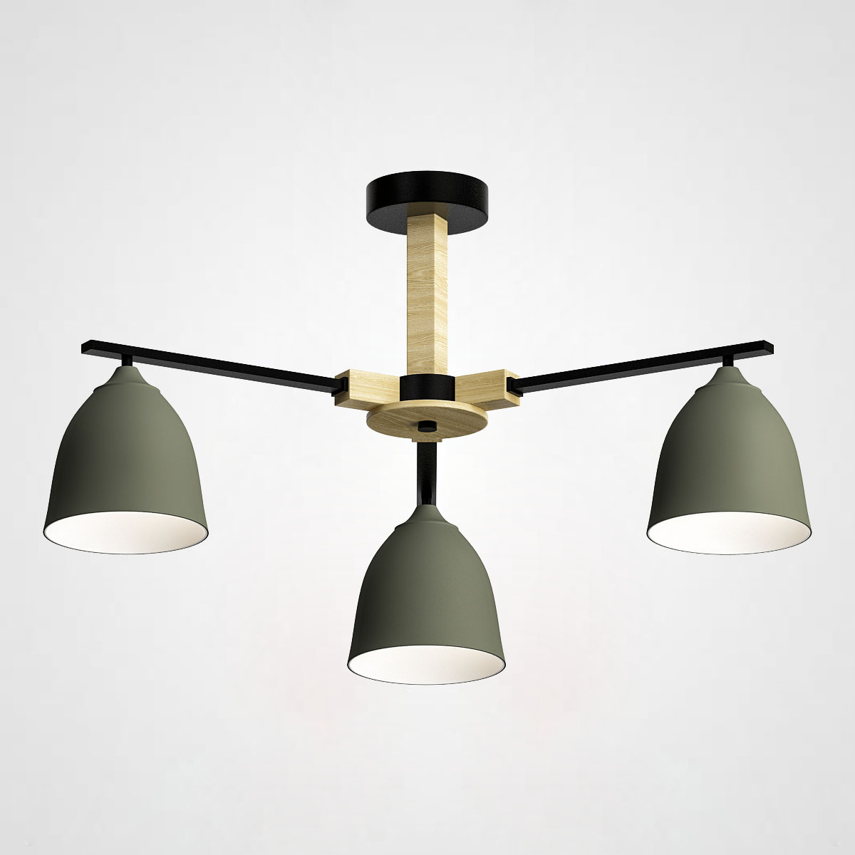 Потолочная люстра NOA 3 Olive by ImperiumLoft