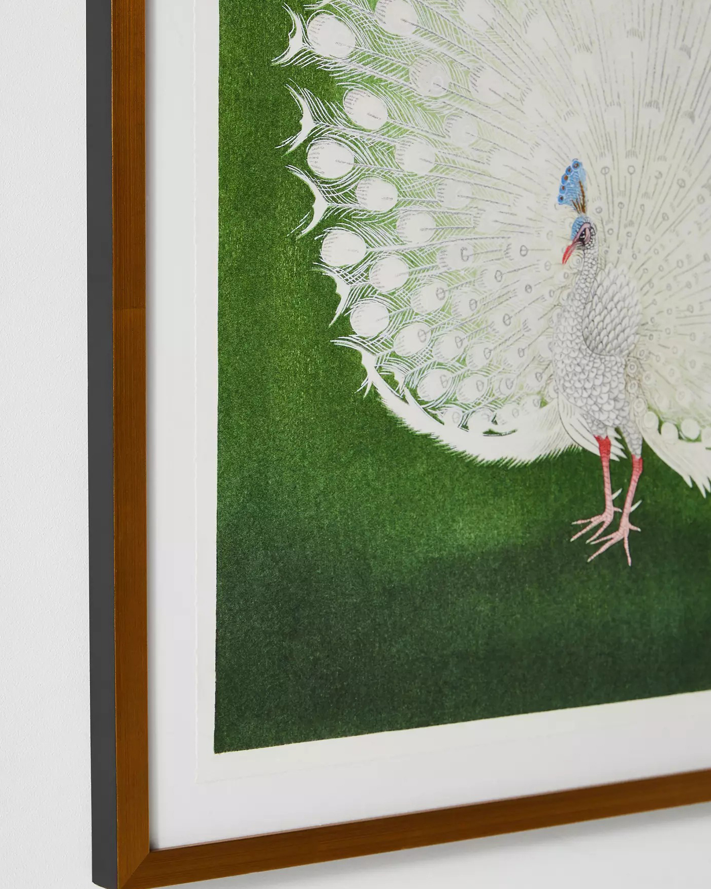 Интерьерный постер White Peacock Louvre Home DPP460924VHS