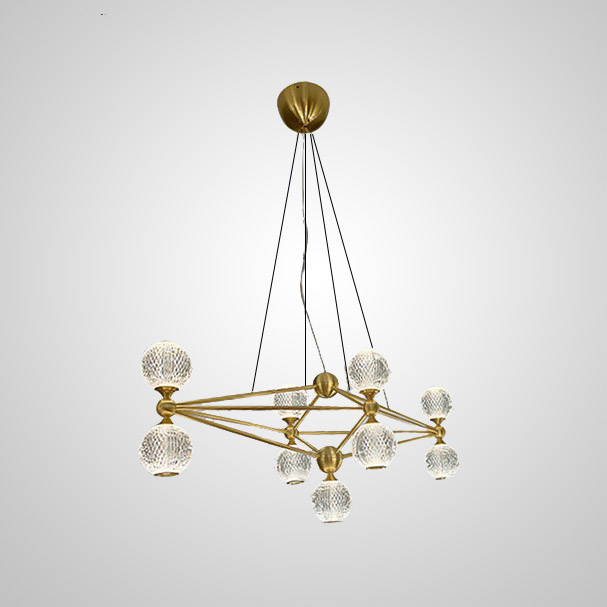 Подвесная люстра TRENTON L13 Black by ImperiumLoft