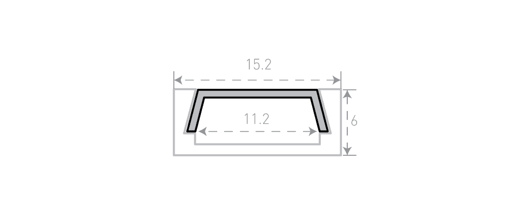 Профиль алюминиевый SWG SF-1506 Профиль алюминиевый SWG SF-1506