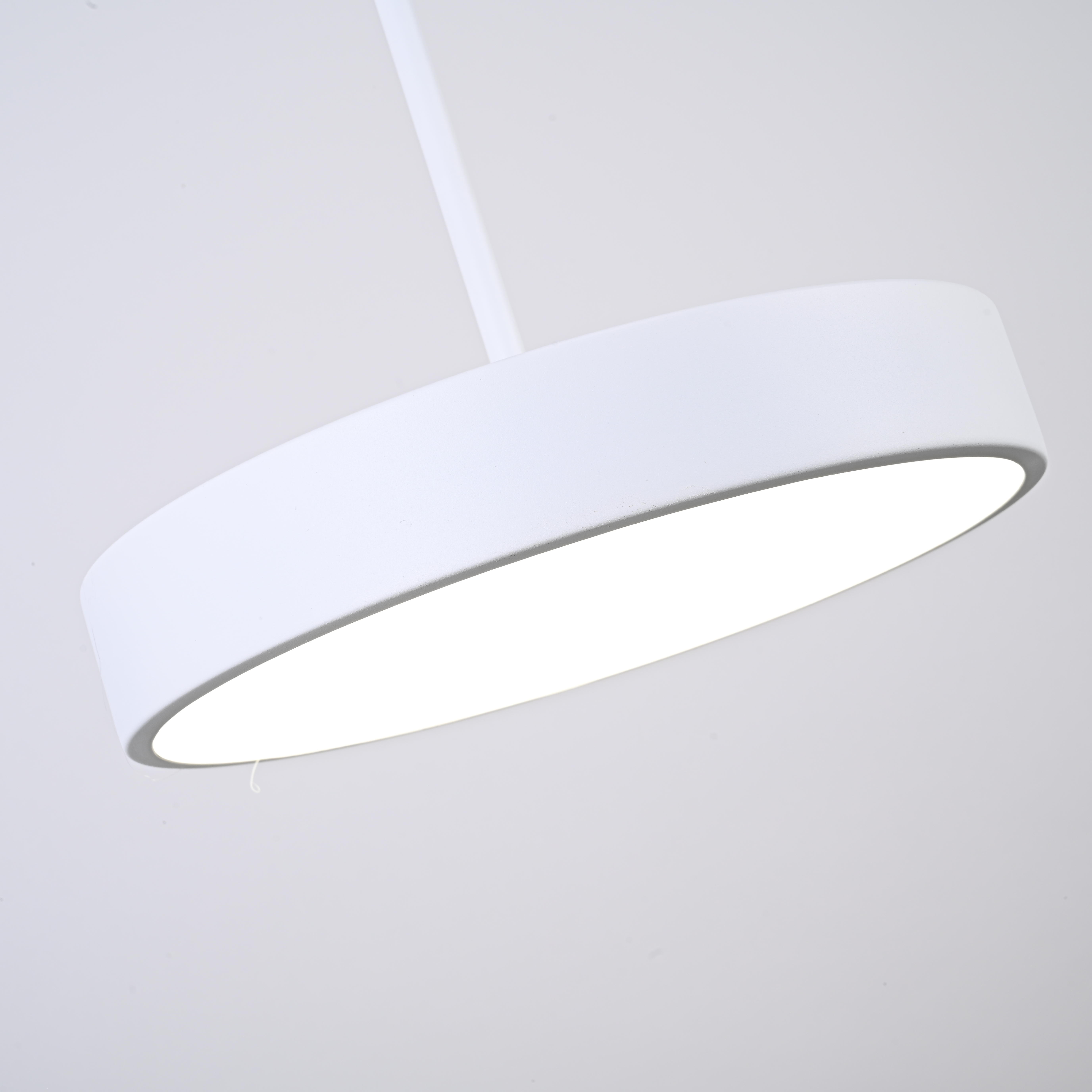 Подвесной светильник TURNA ONE D30 White by ImperiumLoft