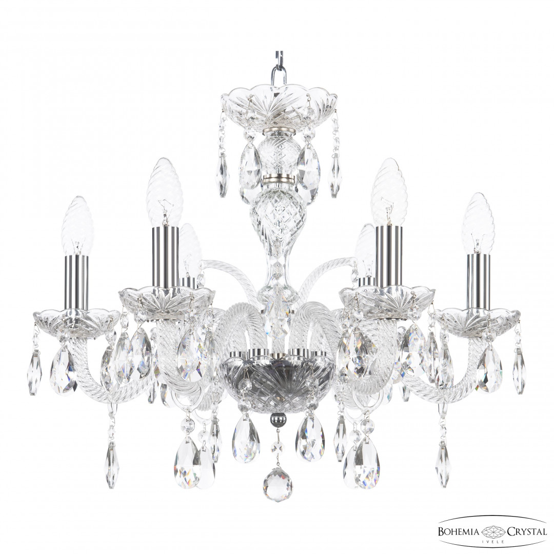 Люстра хрустальная 118/6/165 Ni Bohemia Ivele Crystal