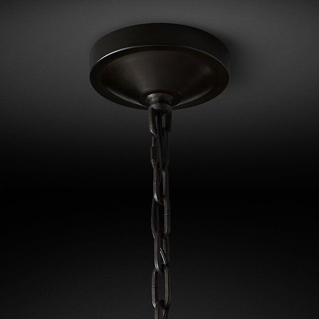 Люстра Restoration Hardware English Openwork 17" Aged Iron