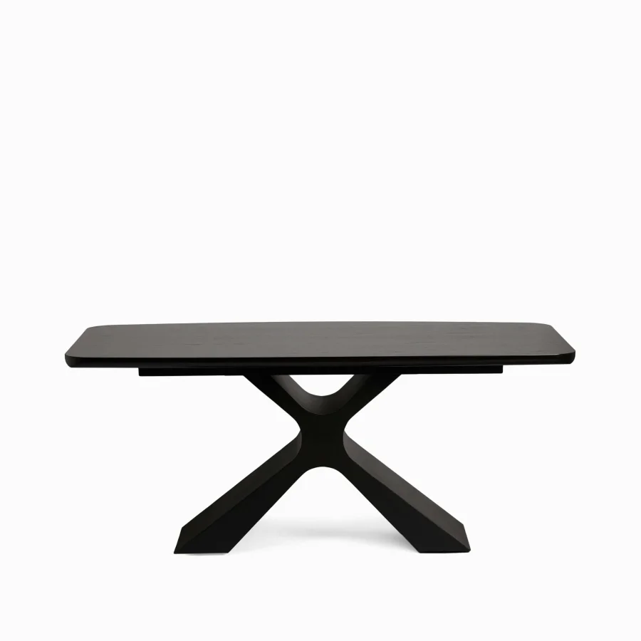 Обеденный стол COSMO S-PLX.14-180x90-N-Ven-VNG(Ven)-typeM-ArcR100 40 мм
