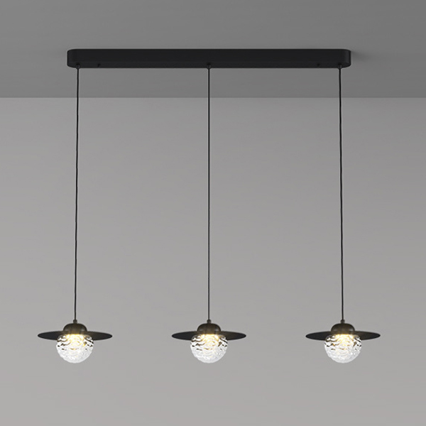 Подвесной светильник USKO TRIO Black by ImperiumLoft