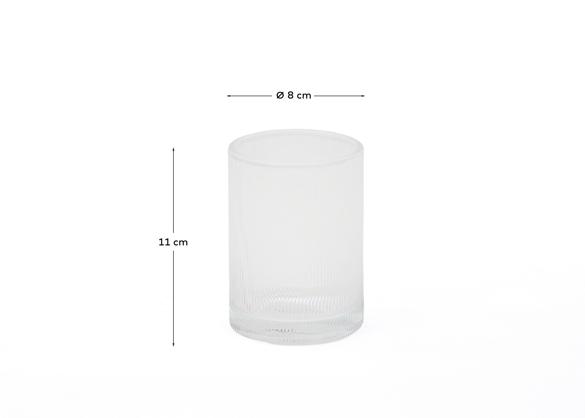 Arlem стакан для зубной щетки из прозрачного стекла La Forma (ex Julia Grup)