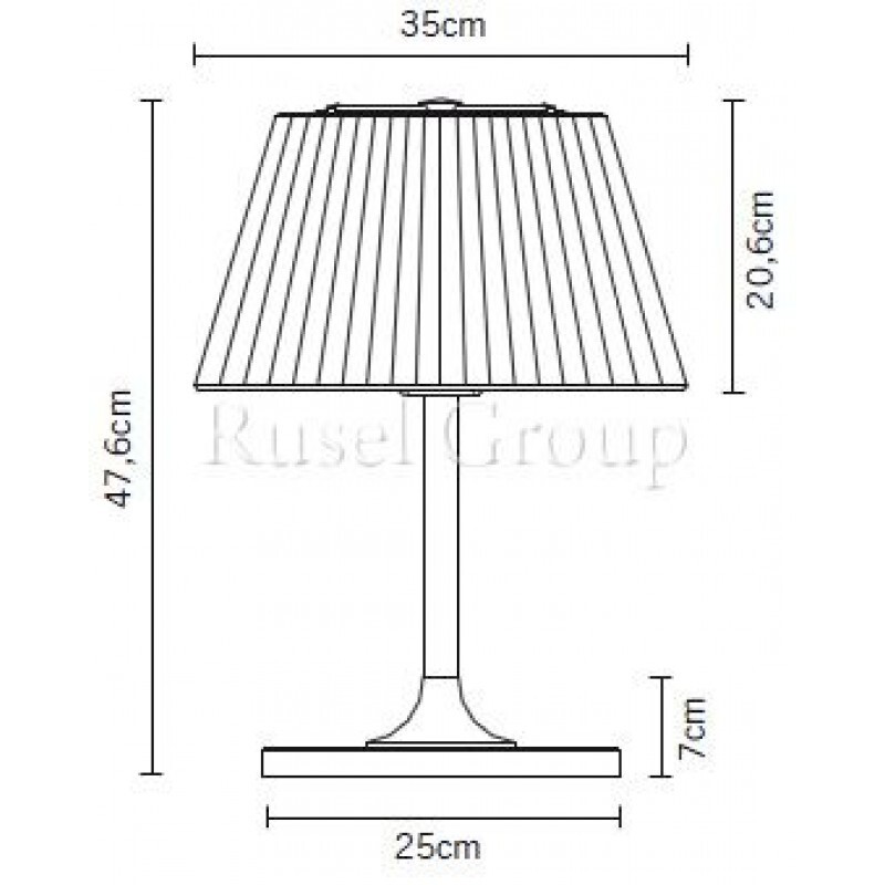 Настольная лампа Fabbian Flow D87 B03 15