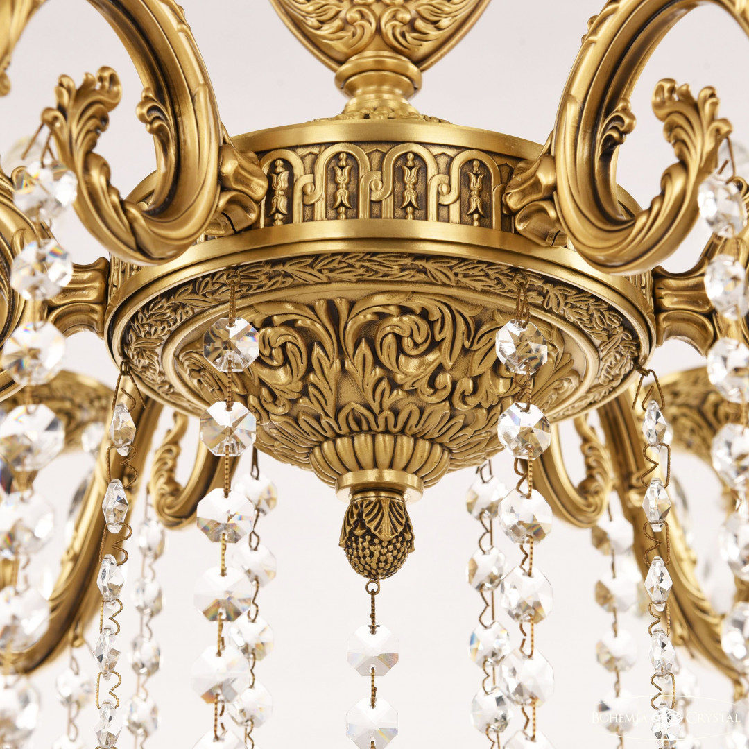 Люстра бронзовая с хрусталём 71401/6/210 B FP FA5S