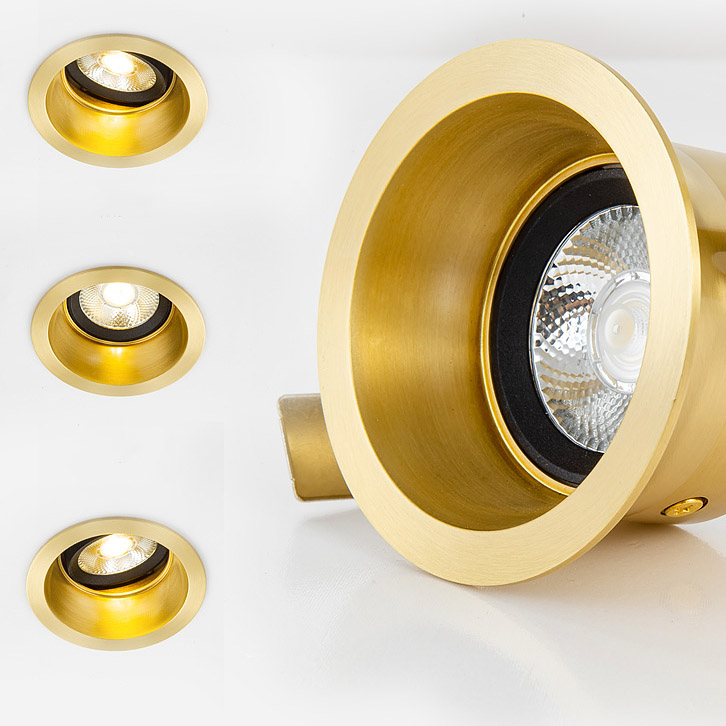 Точечный светильник CALL D6,9 Brass 6000 К by ImperiumLoft