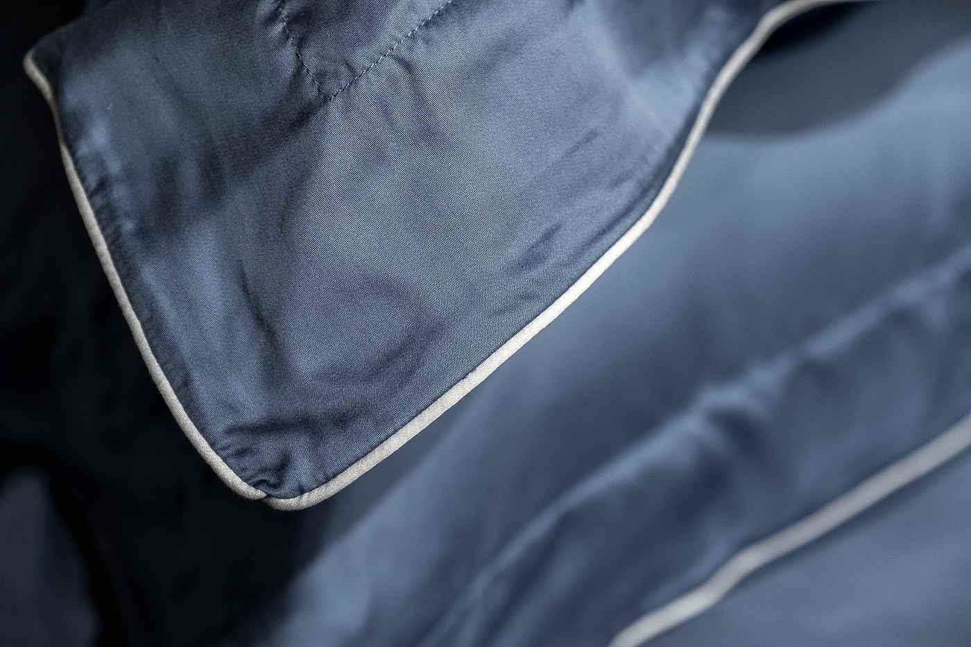 Комплект из наволочек тенсель синий Garda Decor 144HF-10411