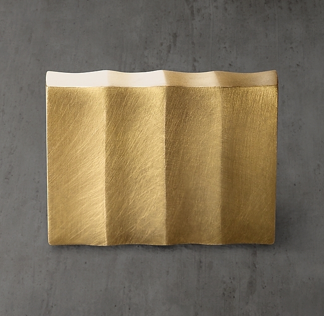 Ручка-кнопка Restoration Hardware Helmsley L.3.8 Lac.Burnished Brass