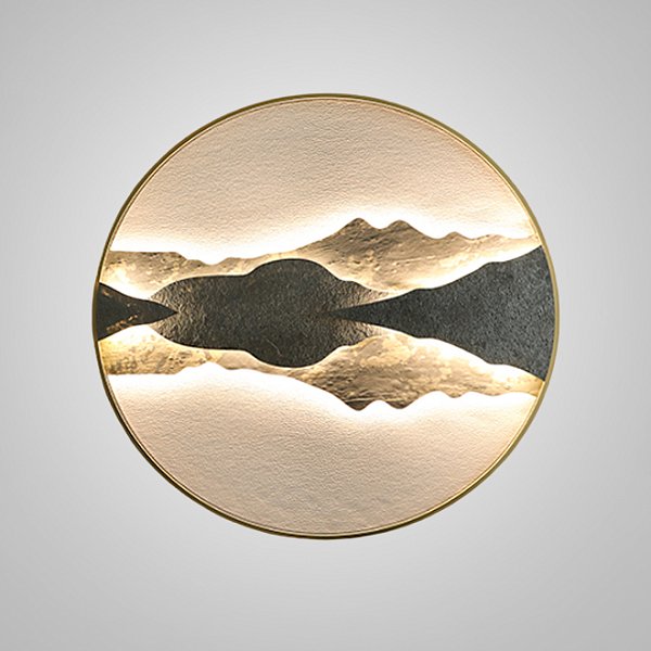 Настенный светильник DAWN B A D80 Brass by ImperiumLoft