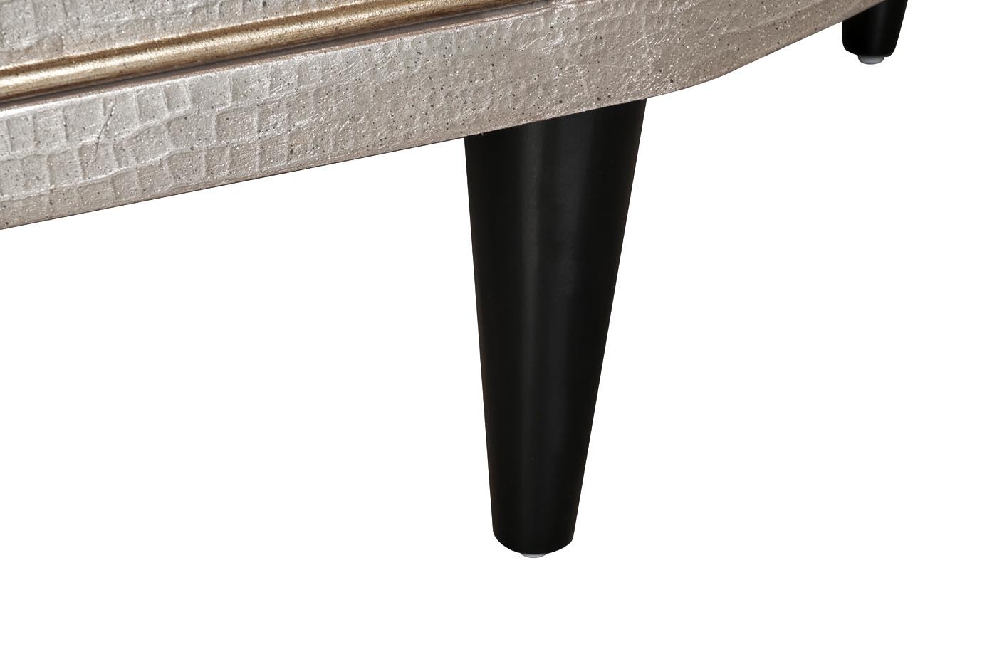 Комод серебристый с гранитной столешницей Garda Decor ART-N2911-S