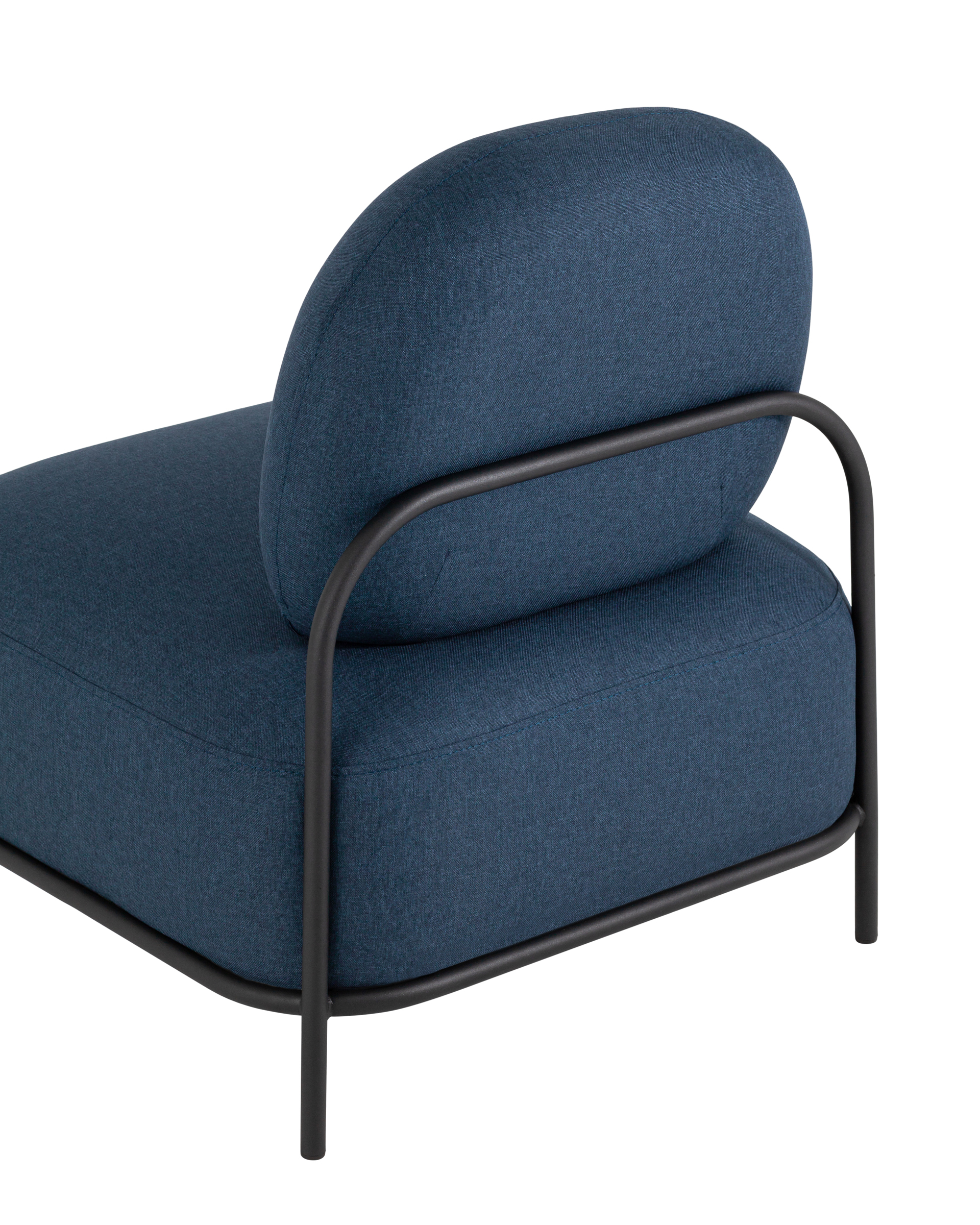 Кресло Стоун рогожка синий Stool Group