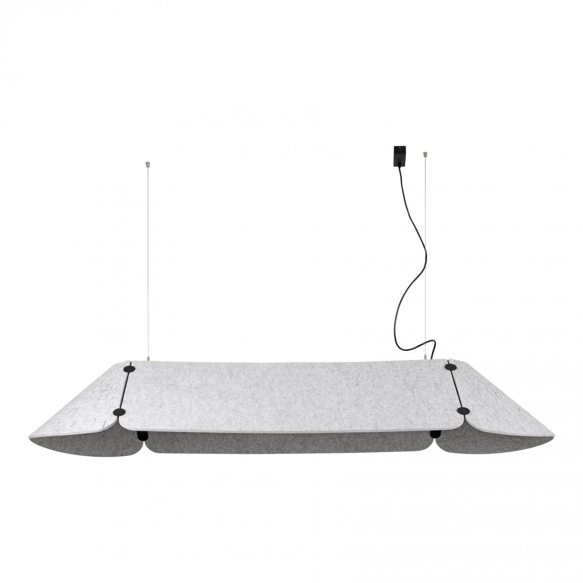 Люстра Fonovia серая 84 см 25W 4000K Faro