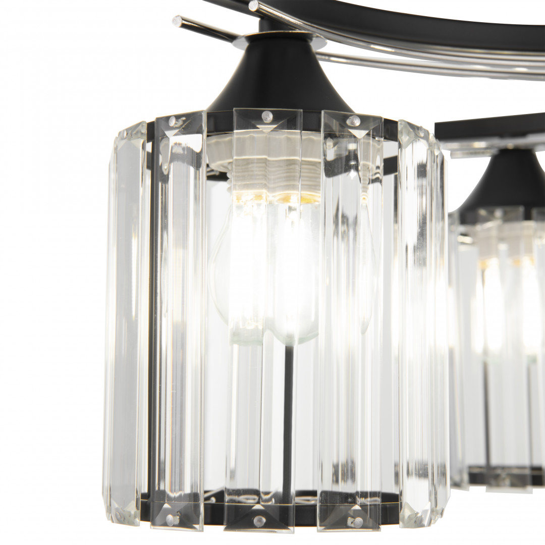 Люстра с плафонами 327103/3 BK+CR Arte Milano