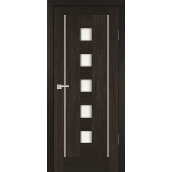 Межкомнатная дверь Graf PS-34 белый сатинат Мокко (2000 х 800)