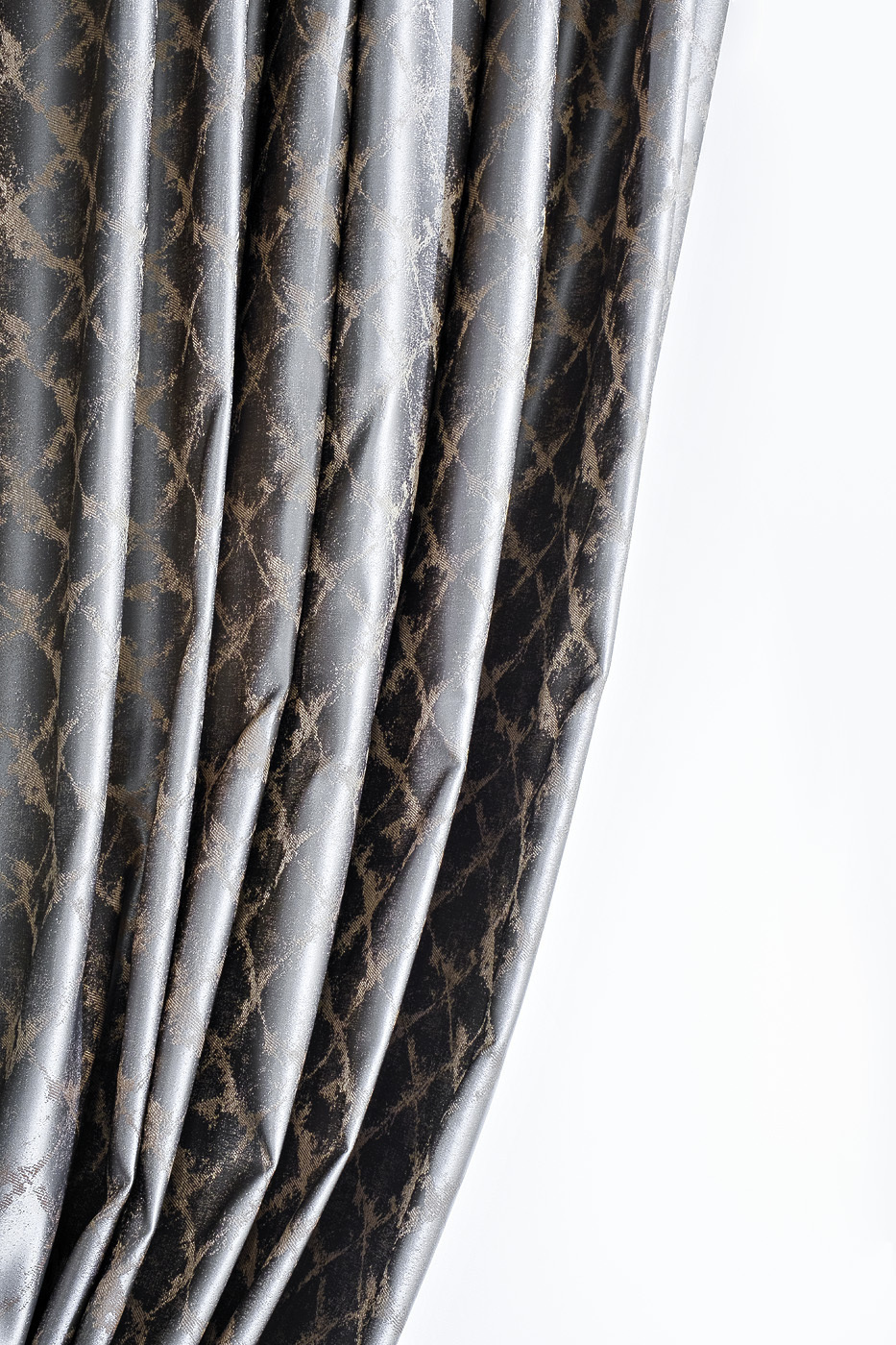 Портьера TRENTO 275х260см серая Garda Decor 121GD-GAB1306-PORT SER