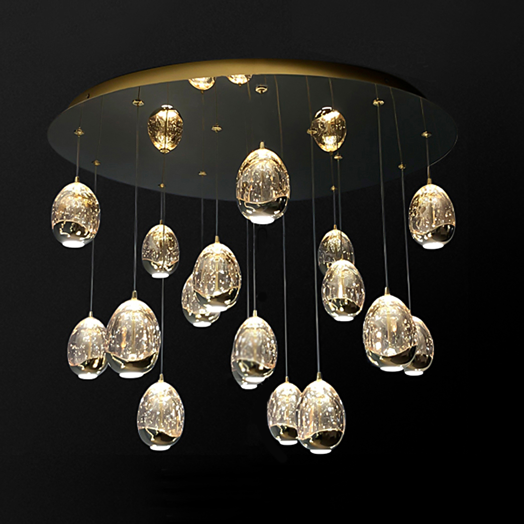 Подвесной светильник LENITA MORE L5 Chrome by ImperiumLoft