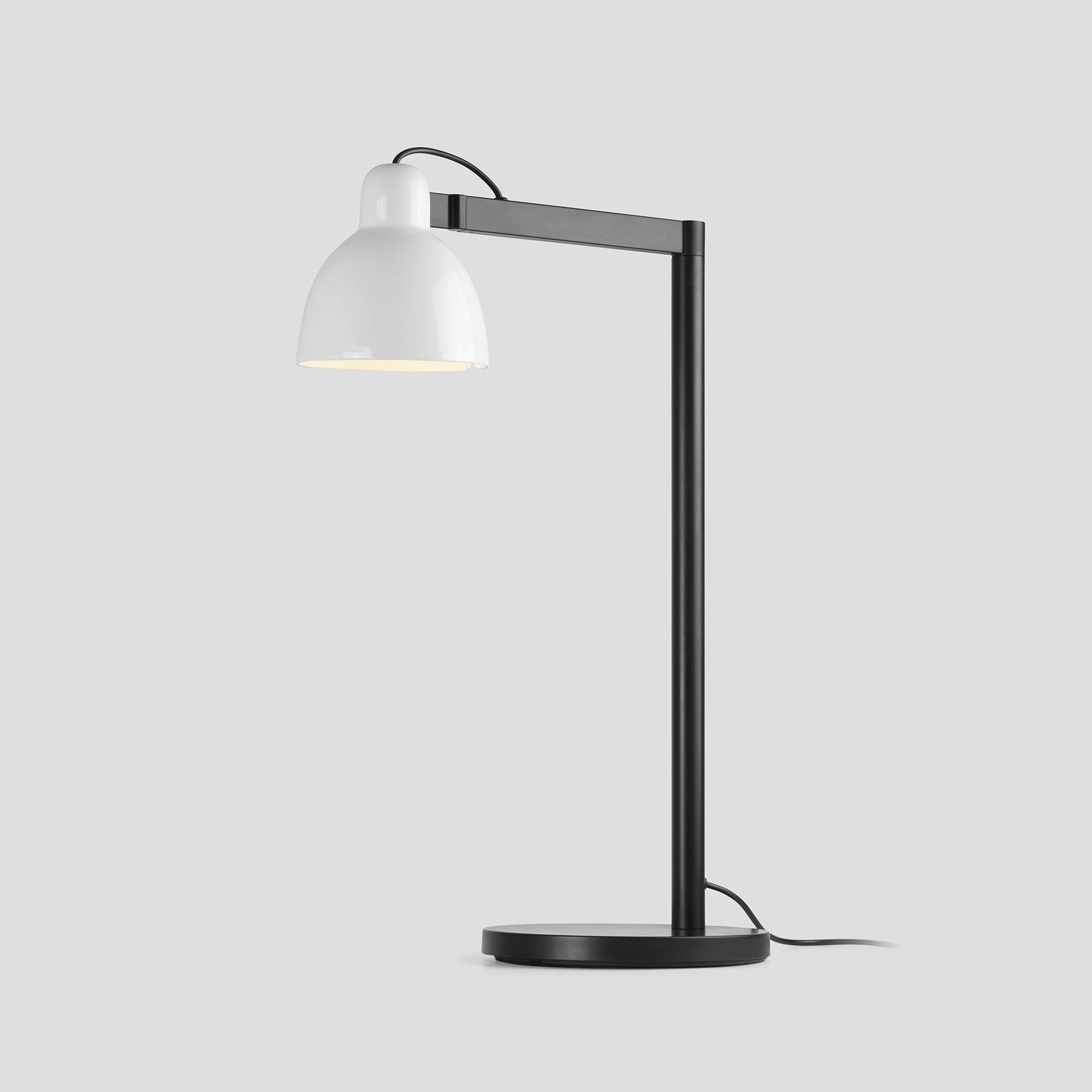 Белая настольная лампа Venice 1xE27 Faro