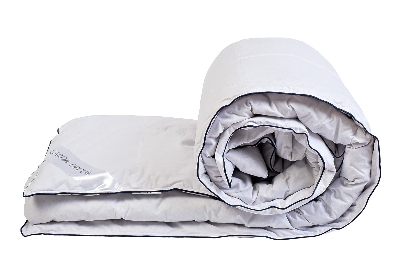 Одеяло "Омега" 200х220см 100% серый гусиный пух Garda Decor 104BP-OETD20- BEL