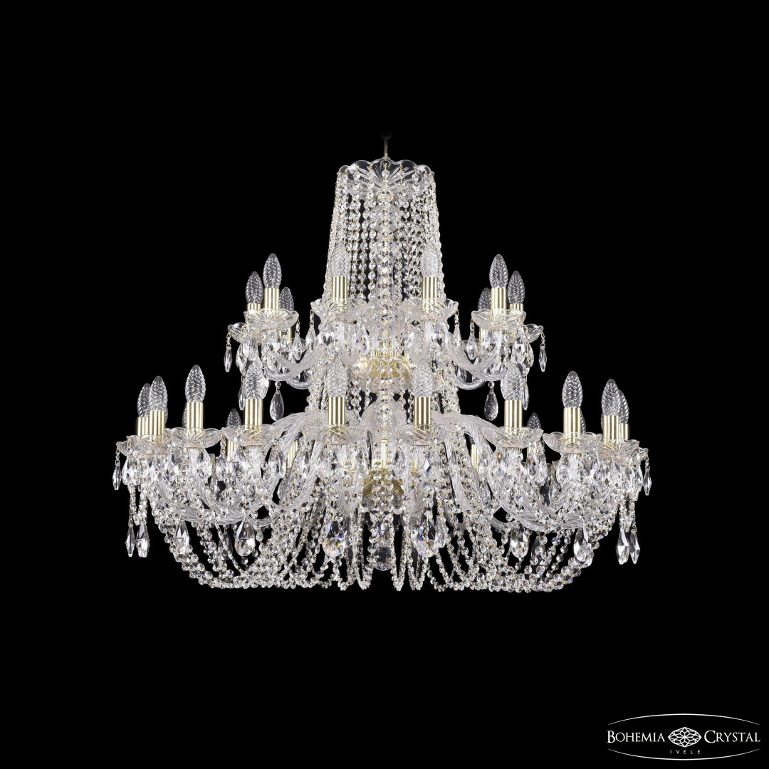 Люстра хрустальная 1402/20+10/360/2d G