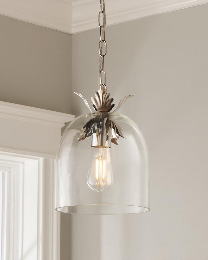 Серебряный подвесной светильник Акант Louvre Home LHLPN281023PQS