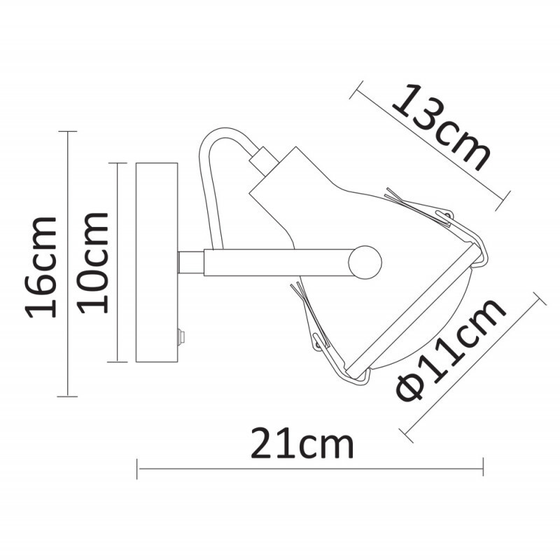 Бра Arte Lamp A9178AP-1GY