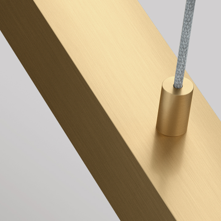 Подвесной светильник HELKEN DUO L95+135 Brass by ImperiumLoft