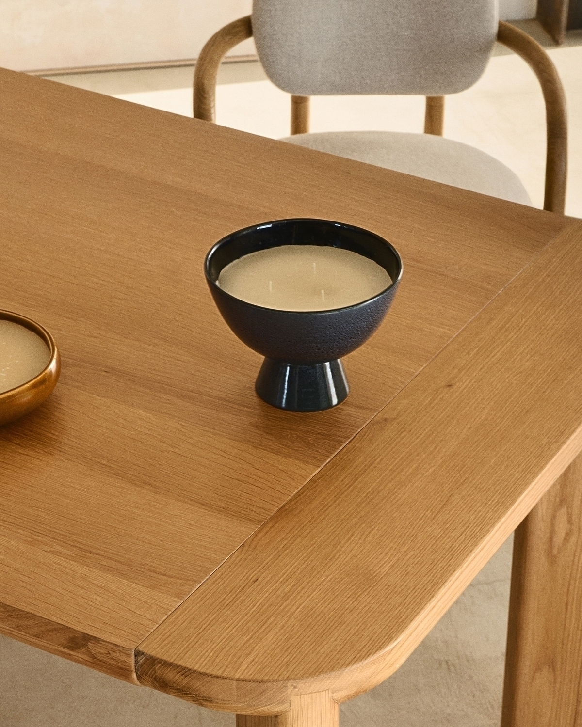 Sapira Керамическая свеча синего цвета Ø 20 см La Forma (ex Julia Grup)