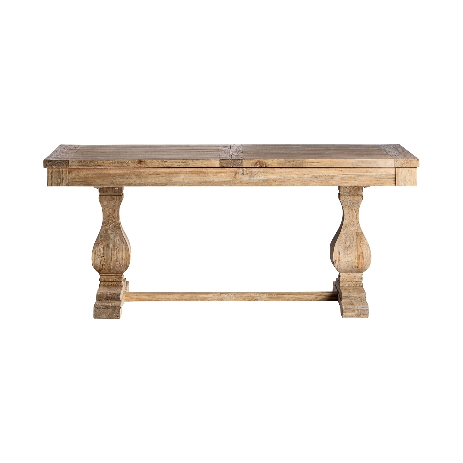 Прямоугольный раздвижной стол Berca натуральный цвет 180x90 Vical