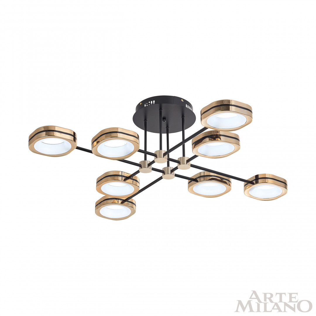 Светильник светодиодный 277999/8 BK/GD Arte Milano