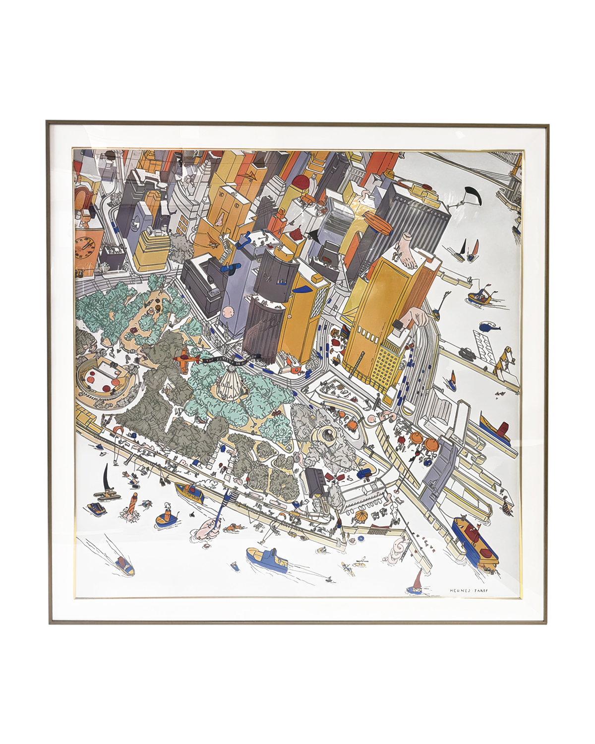 Интерьерное жикле Бэттери-парк Louvre Home DZ24042202