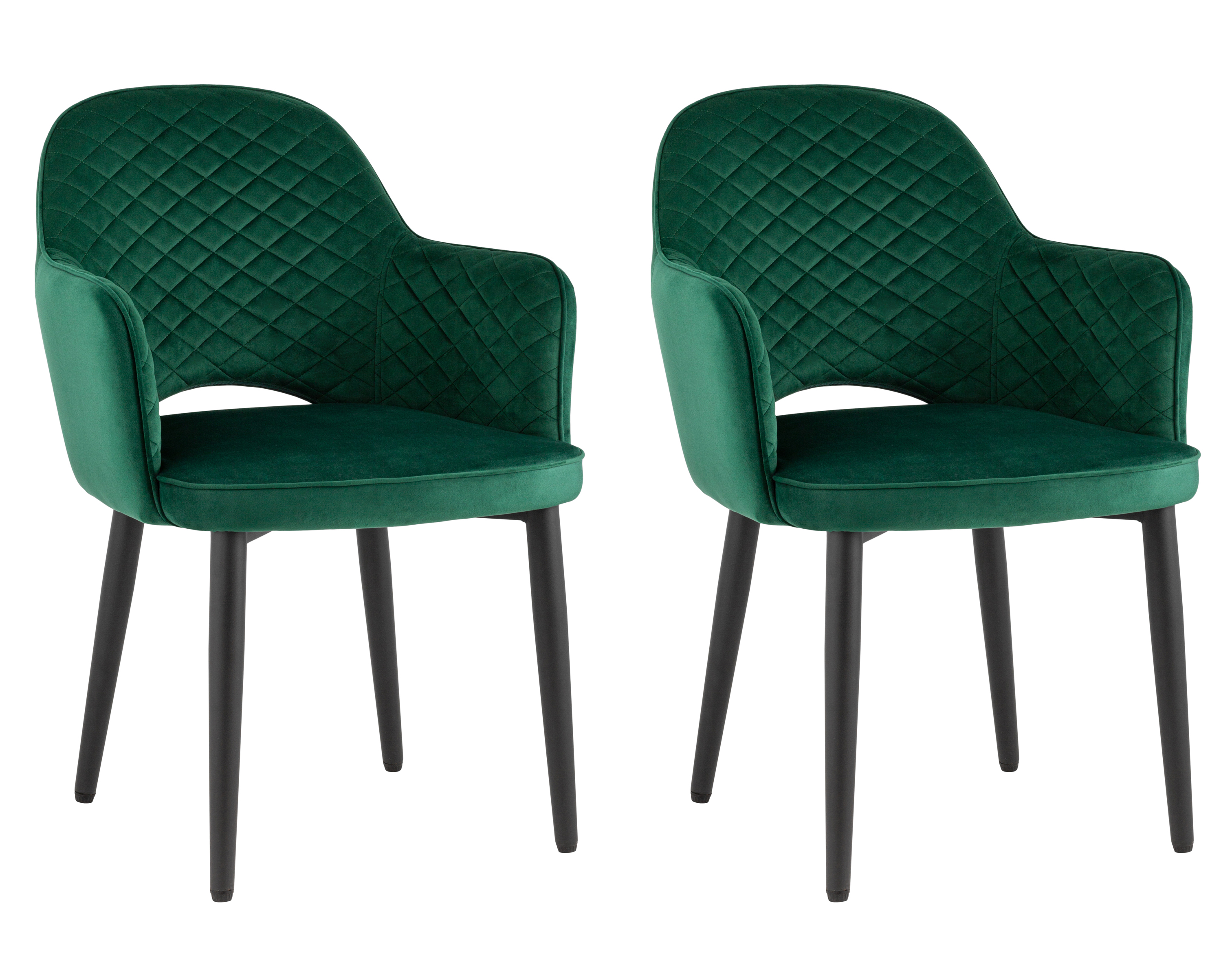 Стул Венера диамант велюр изумрудный 2 шт Stool Group