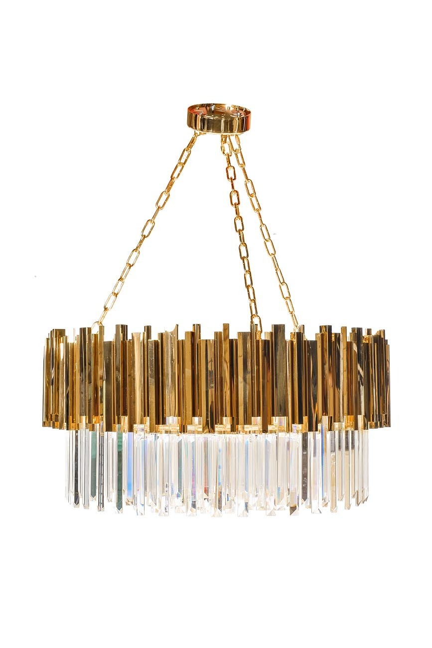 Люстра с кристаллами (золото) Garda Decor 62GDM-81008-800