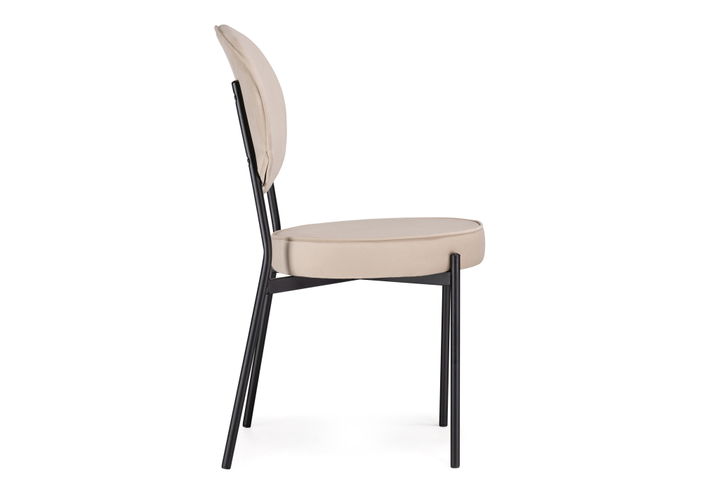 Стул Woodville Ройс бежевый / черный 528452