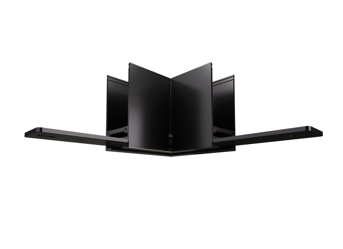 Угол-соединитель для подвесного/накладного/встраиваемого магнитного шинопровода Donolux L corner DLMB Sp