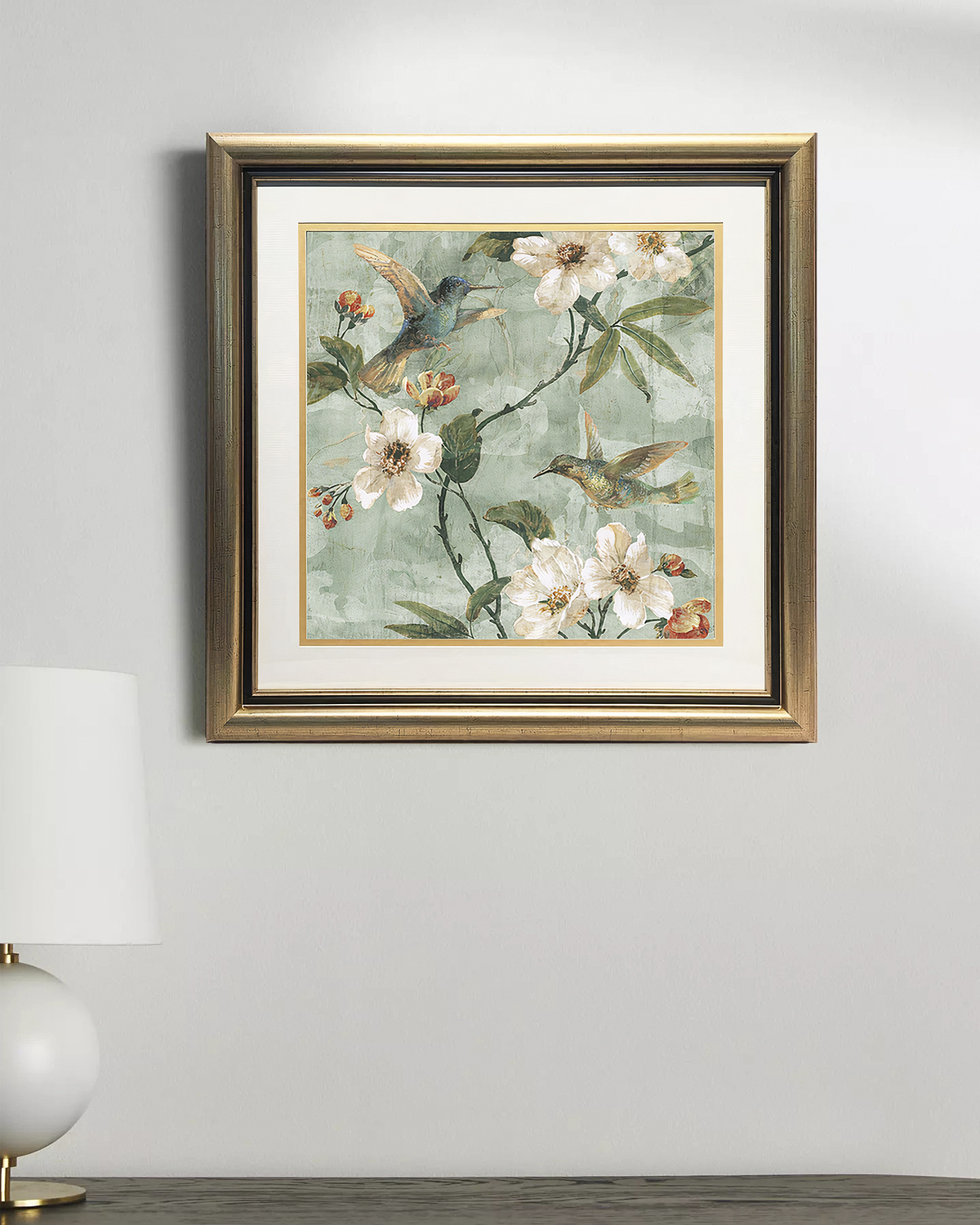 Квадратный постер Birds of a Feather Louvre Home DZ24042203