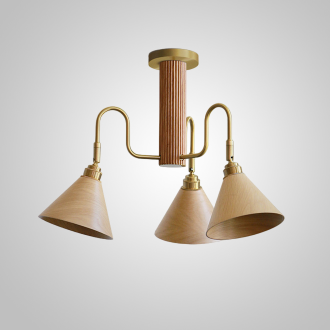 Потолочная люстра DOMENIC D50 Light Brown by ImperiumLoft