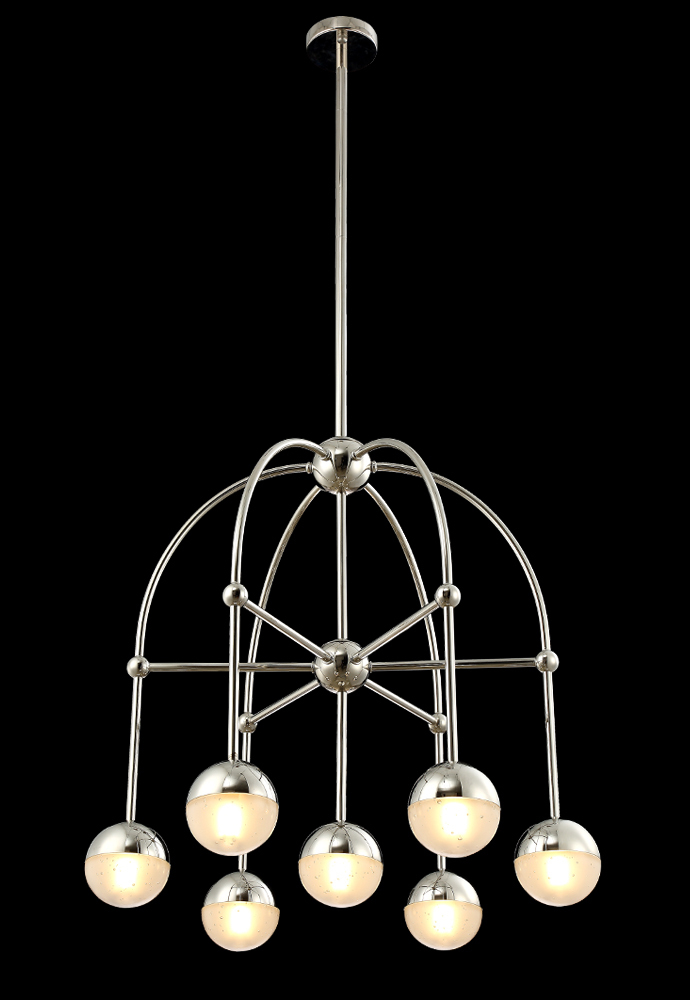 Люстра Crystal Lux TRUENA SP-PL6+1 NICKEL