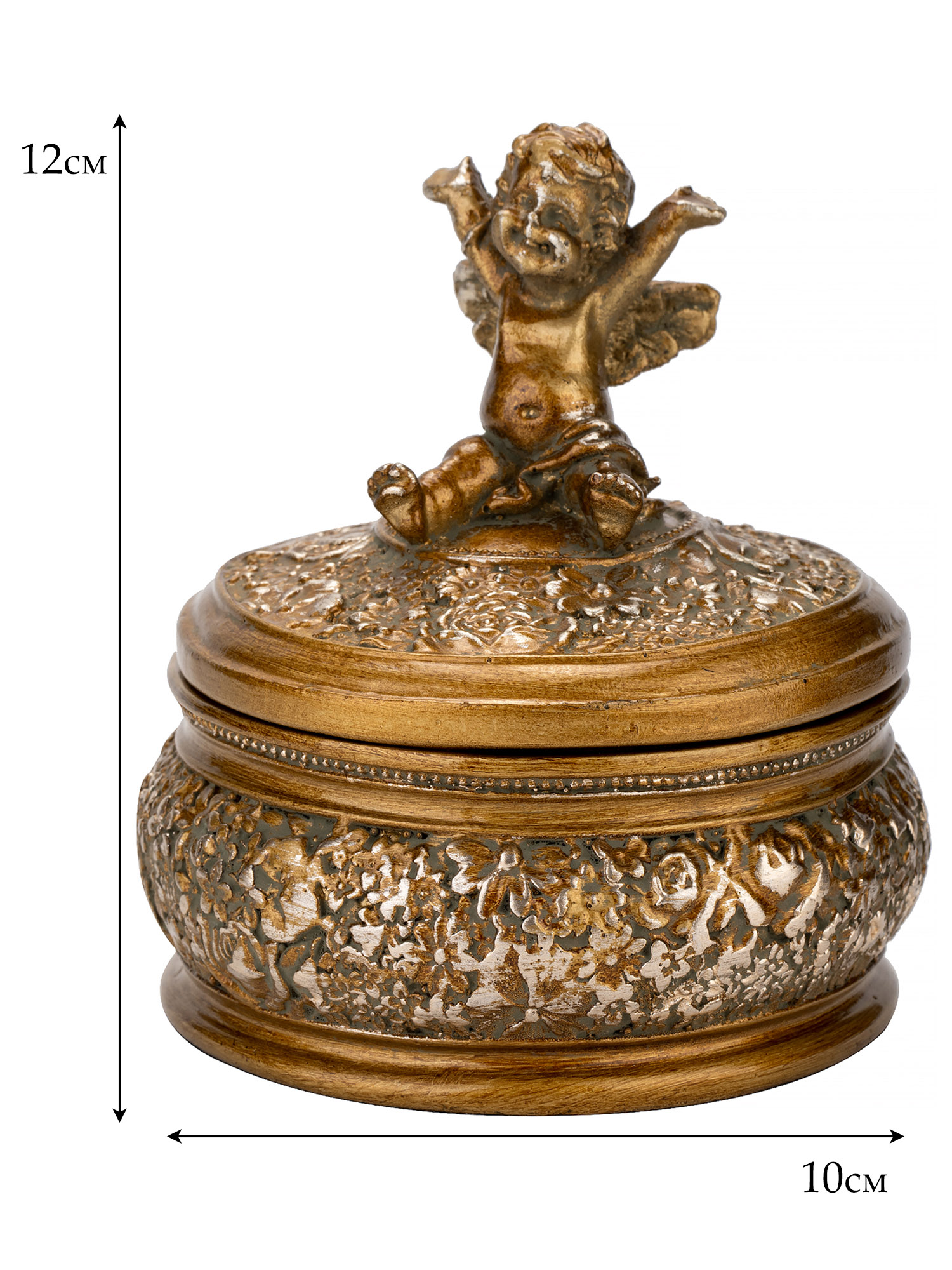 Шкатулка с ангелом Glasar 45-081