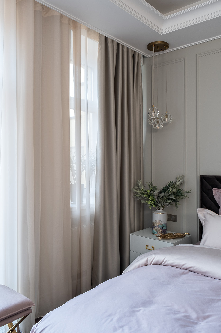 Тюль "Ницца" 275х320см бежевый Garda Decor 115KRT-282602-TUL BEG