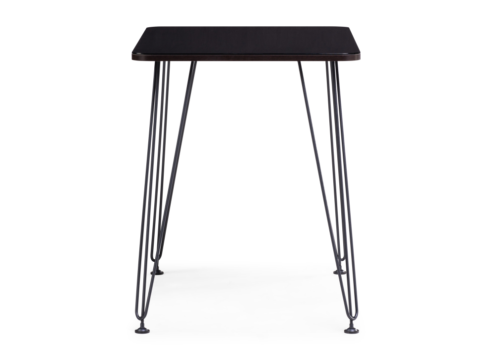 Стол стеклянный Woodville Хумфри черный 514795