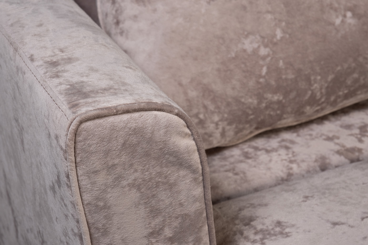 Диван Marco трехместный раскладной серо-бежевый Garda Decor MARCO 2K-СЕРО-БЕЖЕВЫЙ-Cru03+Cru03