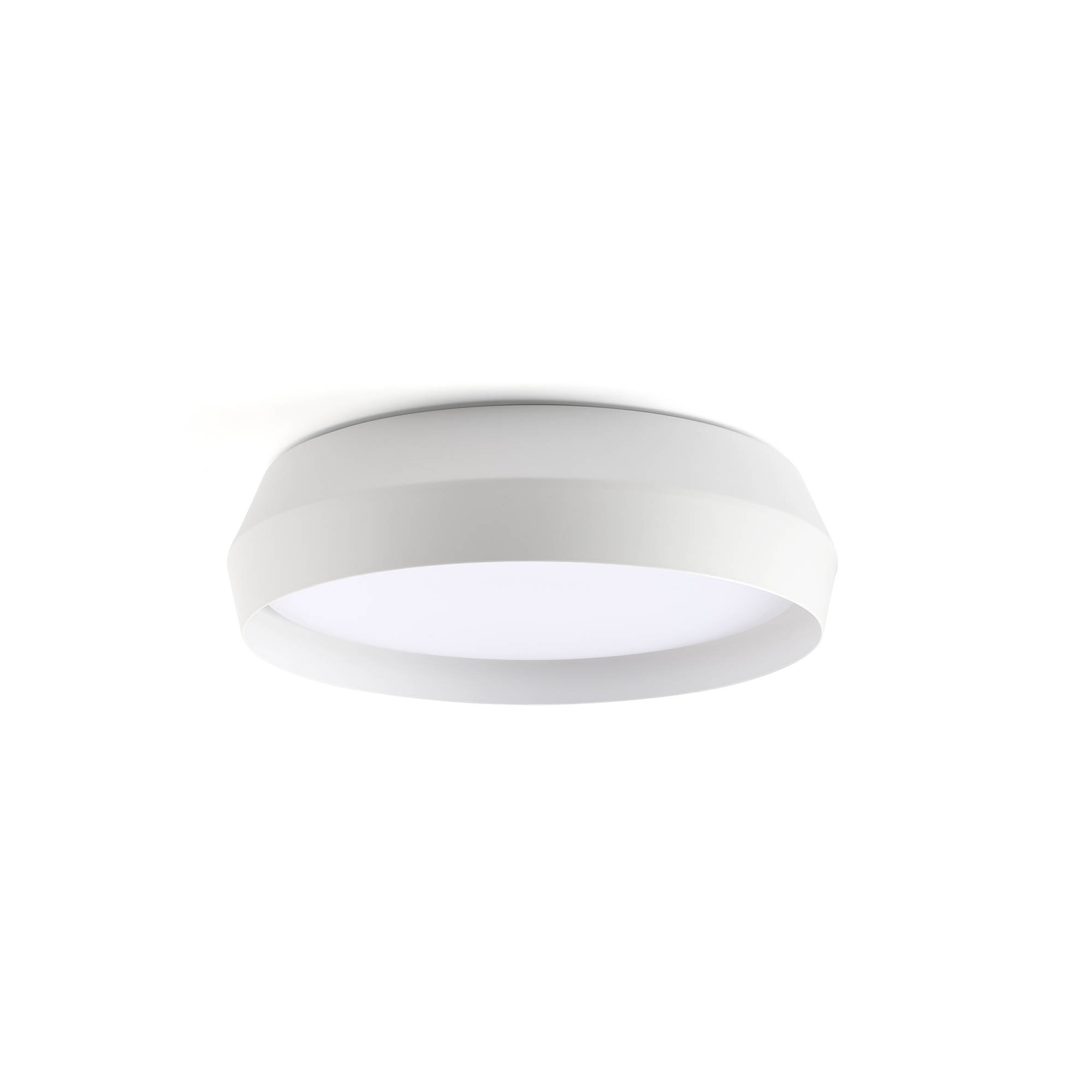Белый настенный/потолочный светильник Shoku 350 LED 24W 2700K DIM Faro